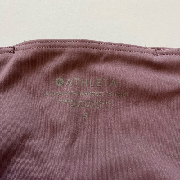 Athleta Ultimate Stash Pocket 7/8 Tight size Small - Picture 3 of 11